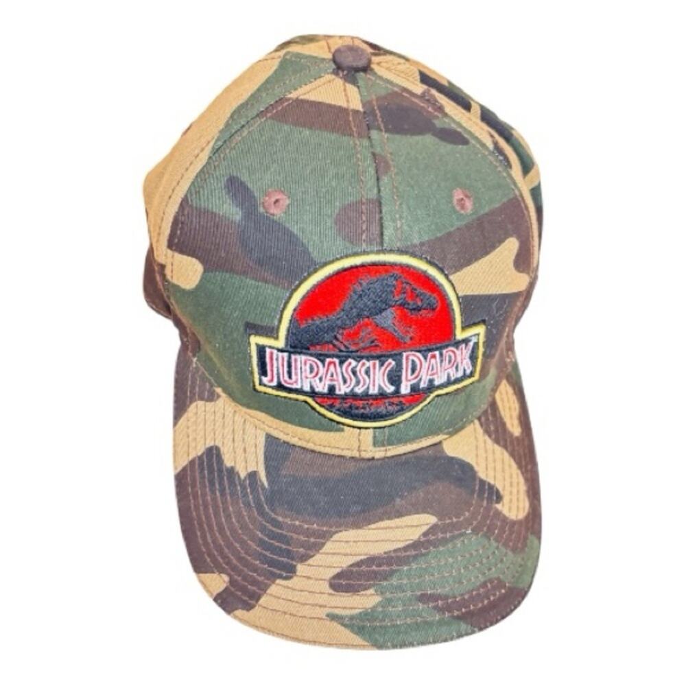 Steven Spielberg Jurassic Park camouflage retro baseball cap hat